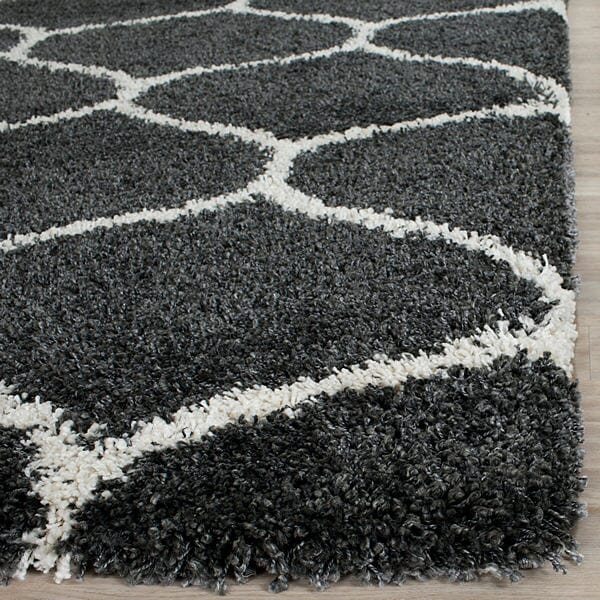 Safavieh Hudson Shag Sgh280G Dark Grey/Ivory Rug - Safavieh - sgh280g - 2