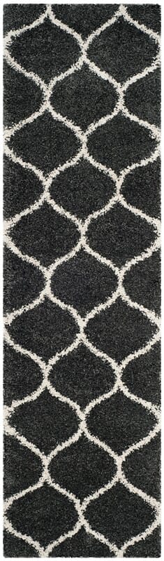 Safavieh Hudson Shag Sgh280G Dark Grey/Ivory Rug - Safavieh - sgh280g - 210