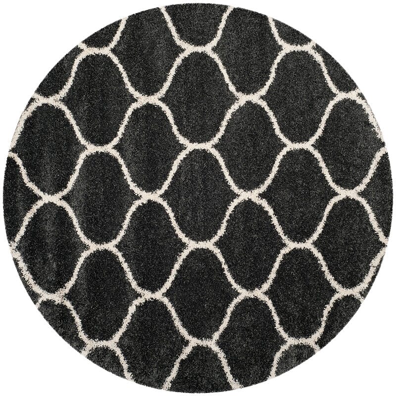 Safavieh Hudson Shag Sgh280G Dark Grey/Ivory Rug - Safavieh - sgh280g - 26