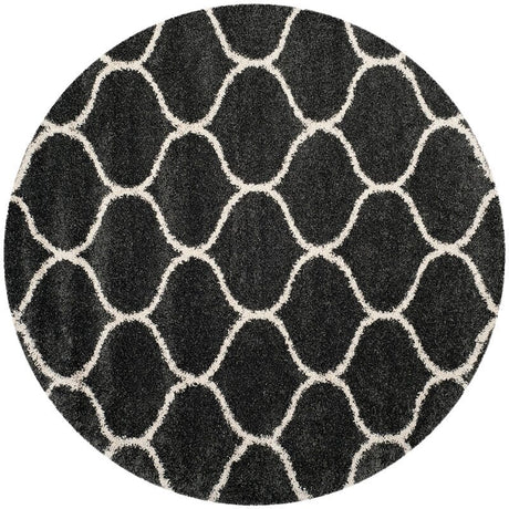 Safavieh Hudson Shag Sgh280G Dark Grey/Ivory Rug - Safavieh - sgh280g - 26