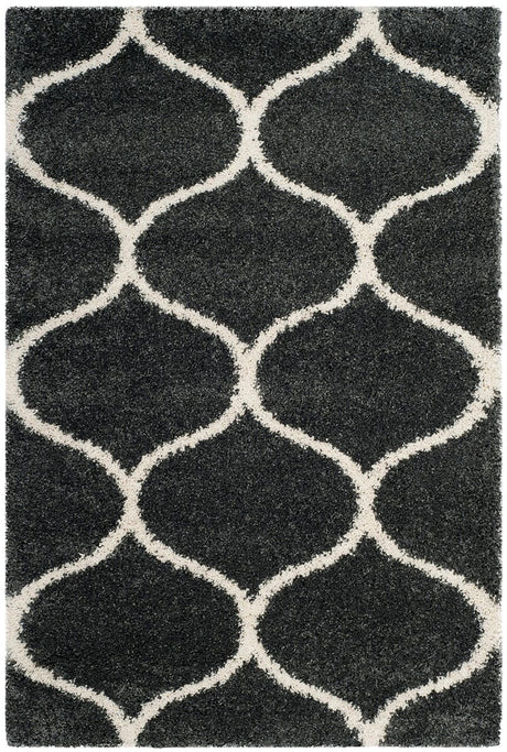 Safavieh Hudson Shag Sgh280G Dark Grey/Ivory Rug - Safavieh - sgh280g - 26