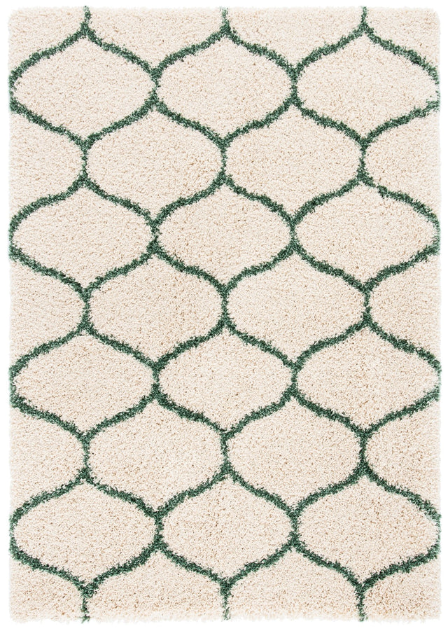 Safavieh Hudson Shag Sgh280H Ivory/Green Rugs - Safavieh - sgh280h - 4