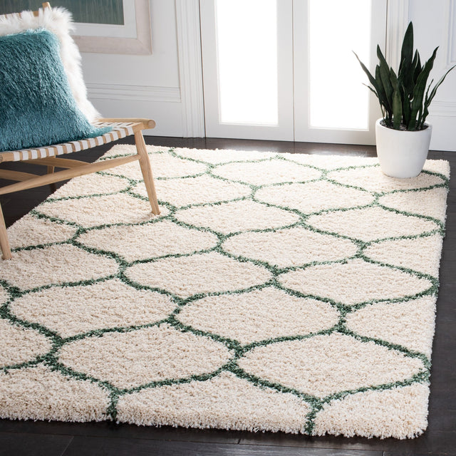 Safavieh Hudson Shag Sgh280H Ivory/Green Rugs - Safavieh - sgh280h - 4