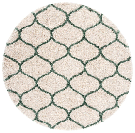 Safavieh Hudson Shag Sgh280H Ivory/Green Rugs - Safavieh - sgh280h - 7r