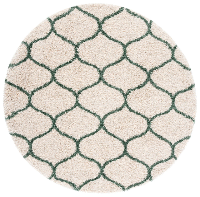 Safavieh Hudson Shag Sgh280H Ivory/Green Rugs - Safavieh - sgh280h - 7r