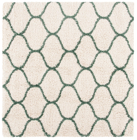 Safavieh Hudson Shag Sgh280H Ivory/Green Rugs - Safavieh - sgh280h - 7sq