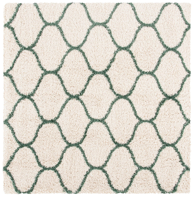 Safavieh Hudson Shag Sgh280H Ivory/Green Rugs - Safavieh - sgh280h - 7sq