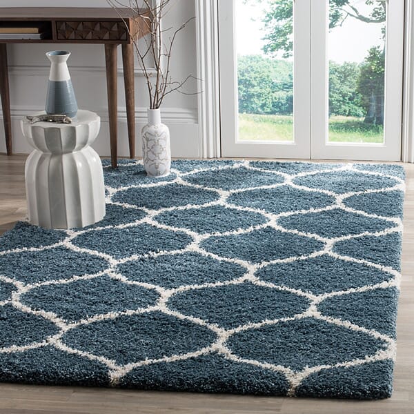 Safavieh Hudson Shag Sgh280L Slate Blue/Ivory Rug - Safavieh - sgh280l - 2