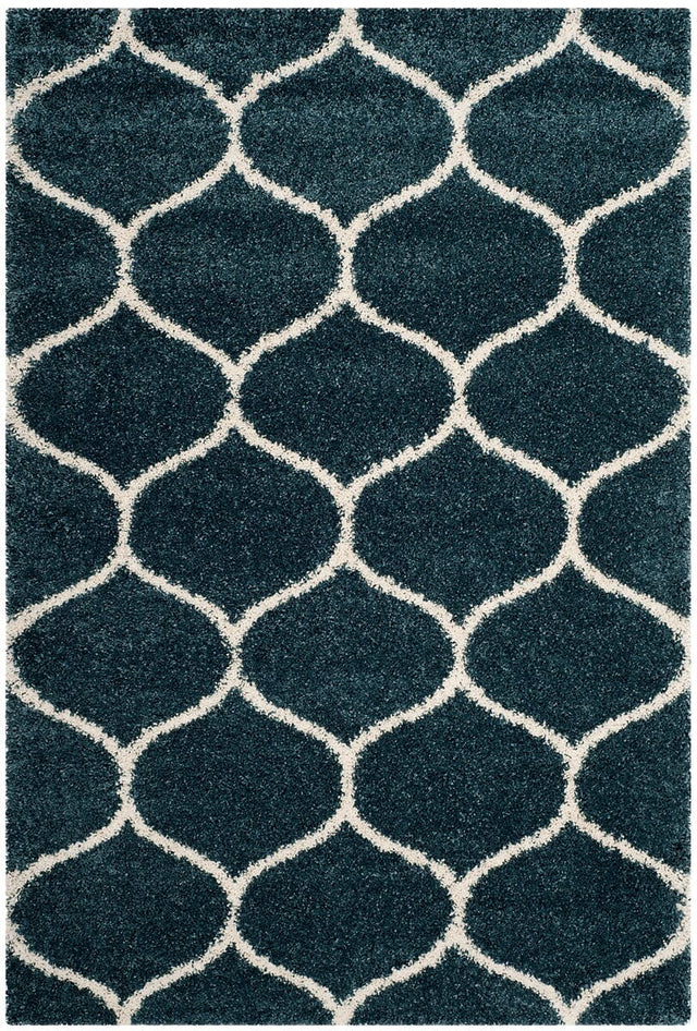 Safavieh Hudson Shag Sgh280L Slate Blue/Ivory Rug - Safavieh - sgh280l - 2