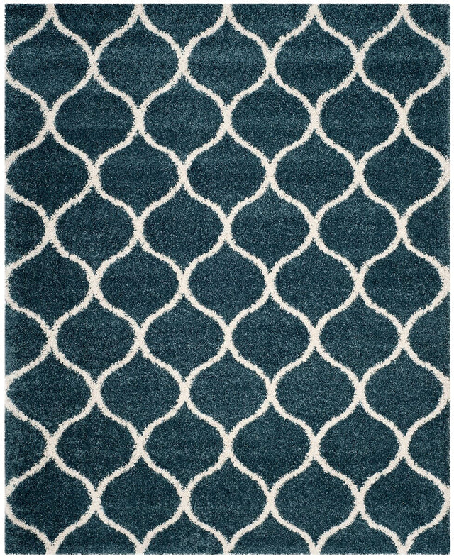 Safavieh Hudson Shag Sgh280L Slate Blue/Ivory Rug - Safavieh - sgh280l - 28