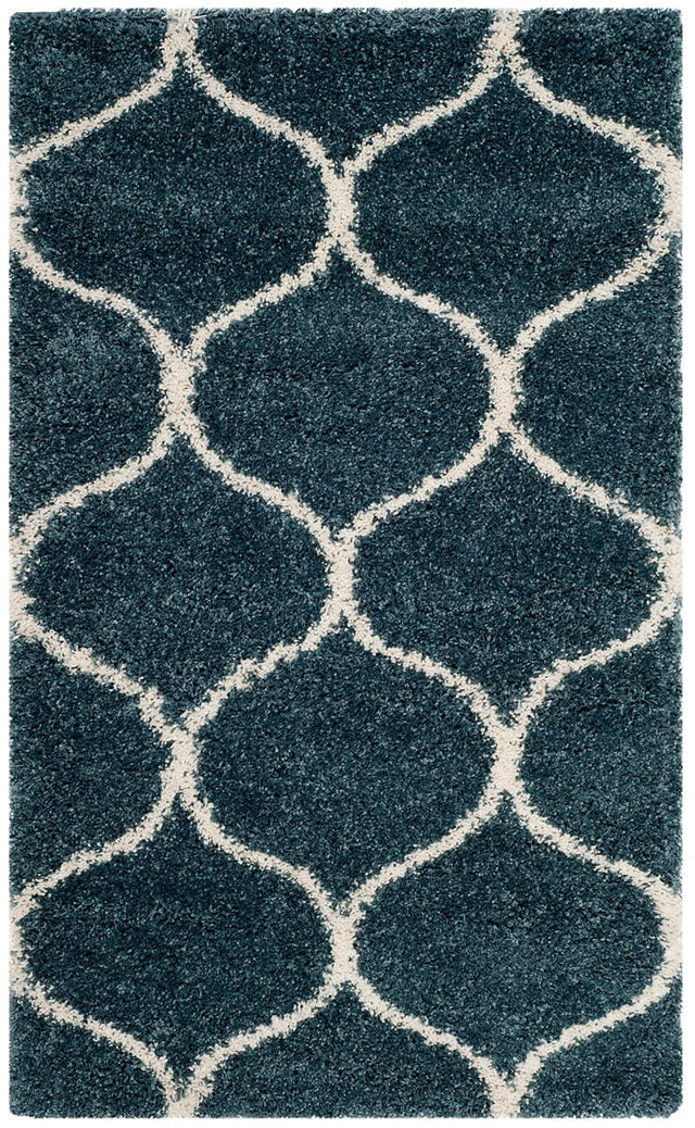 Safavieh Hudson Shag Sgh280L Slate Blue/Ivory Rug - Safavieh - sgh280l - 28