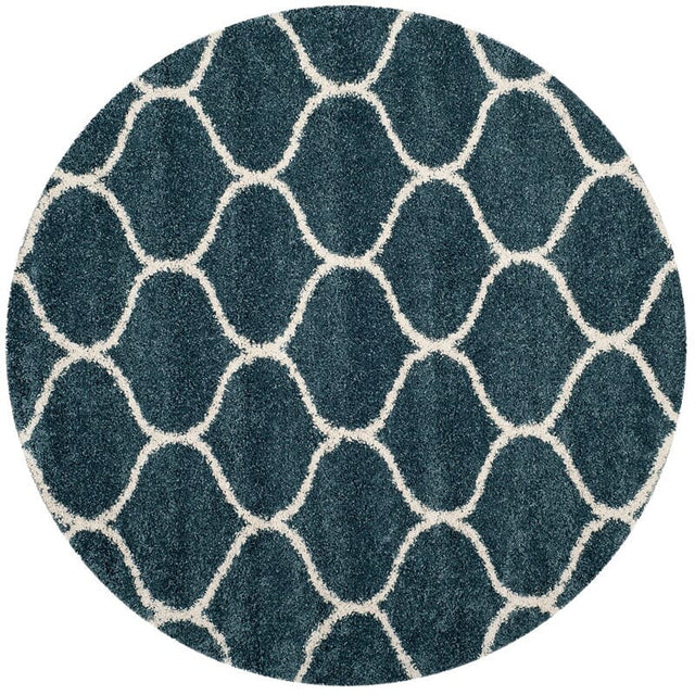 Safavieh Hudson Shag Sgh280L Slate Blue/Ivory Rug - Safavieh - sgh280l - 28