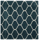 Safavieh Hudson Shag Sgh280L Slate Blue/Ivory Rug - Safavieh - sgh280l - 3sq