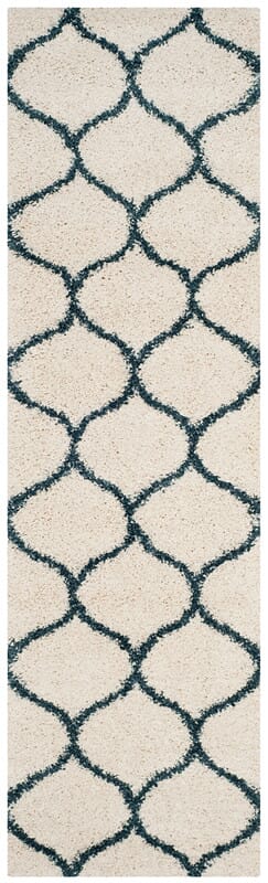 Safavieh Hudson Shag Sgh280T Ivory/Slate Blue Rug - Safavieh - sgh280t - 24