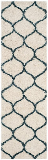 Safavieh Hudson Shag Sgh280T Ivory/Slate Blue Rug - Safavieh - sgh280t - 28