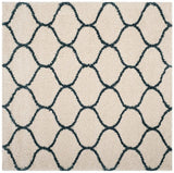 Safavieh Hudson Shag Sgh280T Ivory/Slate Blue Rug - Safavieh - sgh280t - 28