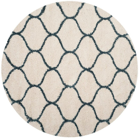 Safavieh Hudson Shag Sgh280T Ivory/Slate Blue Rug - Safavieh - sgh280t - 28