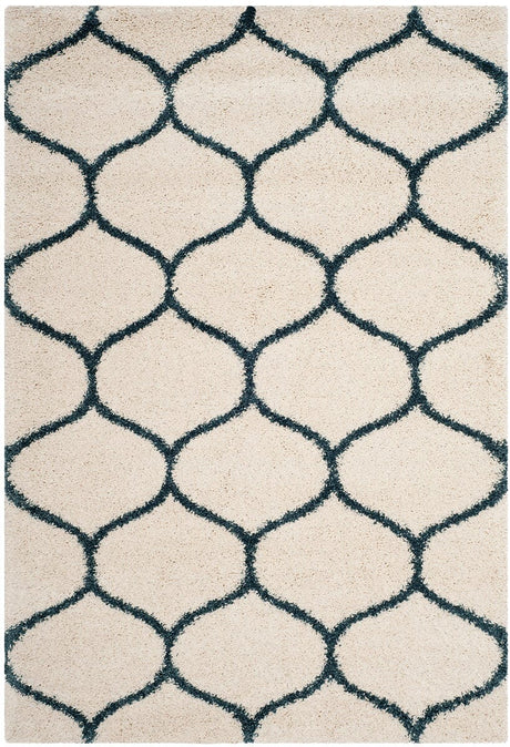 Safavieh Hudson Shag Sgh280T Ivory/Slate Blue Rug - Safavieh - sgh280t - 3