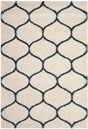 Safavieh Hudson Shag Sgh280T Ivory/Slate Blue Rug - Safavieh - sgh280t - 3