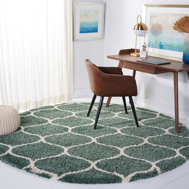 Safavieh Hudson Shag Sgh280X Light Green/Ivory Rugs - Safavieh - sgh280x - 7r