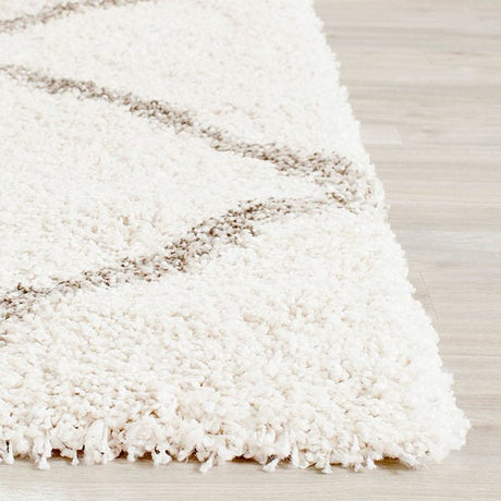 Safavieh Hudson Shag Sgh281A Ivory/Grey Rug - Safavieh - sgh281a - 2