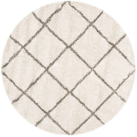 Safavieh Hudson Shag Sgh281A Ivory/Grey Rug - Safavieh - sgh281a - 3r