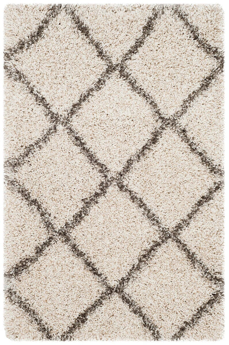 Safavieh Hudson Shag Sgh281A Ivory/Grey Rug - Safavieh - sgh281a - 7r