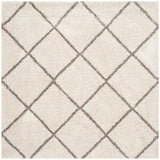 Safavieh Hudson Shag Sgh281A Ivory/Grey Rug - Safavieh - sgh281a - 7sq