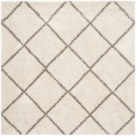 Safavieh Hudson Shag Sgh281A Ivory/Grey Rug - Safavieh - sgh281a - 7sq