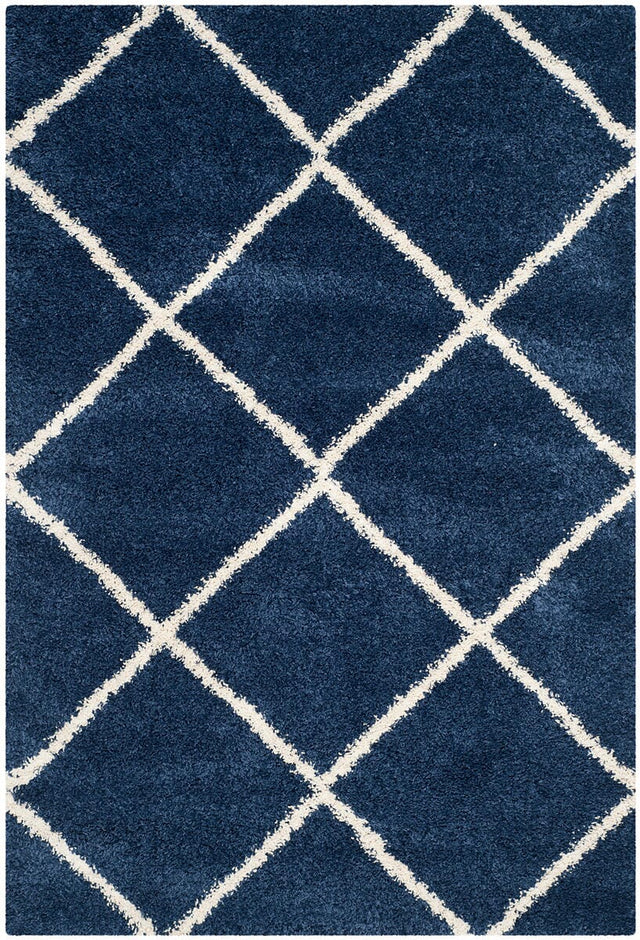 Safavieh Hudson Shag Sgh281C Navy/Ivory Rug - Safavieh - sgh281c - 2