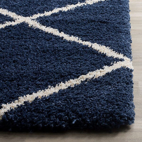 Safavieh Hudson Shag Sgh281C Navy/Ivory Rug - Safavieh - sgh281c - 2