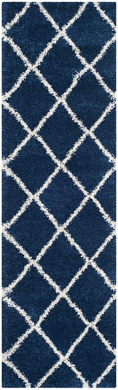 Safavieh Hudson Shag Sgh281C Navy/Ivory Rug - Safavieh - sgh281c - 26