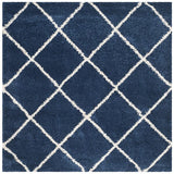 Safavieh Hudson Shag Sgh281C Navy/Ivory Rug - Safavieh - sgh281c - 7sq