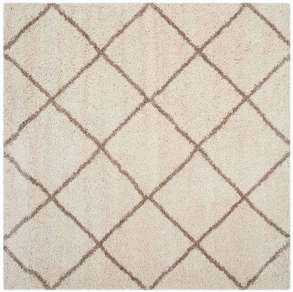 Safavieh Hudson Shag Sgh281D Ivory/Beige Rug - Safavieh - sgh281d - 3sq