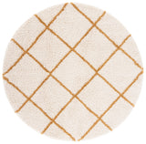 Safavieh Hudson Shag Sgh281E Ivory/Gold Rugs - Safavieh - sgh281e - 7r