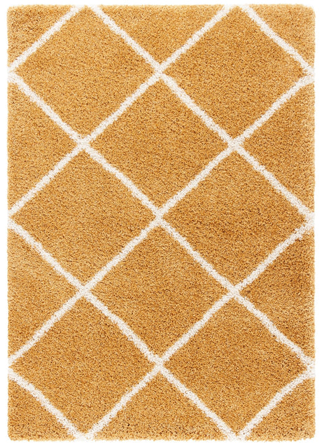 Safavieh Hudson Shag Sgh281F Gold/Ivory Rugs - Safavieh - sgh281f - 4