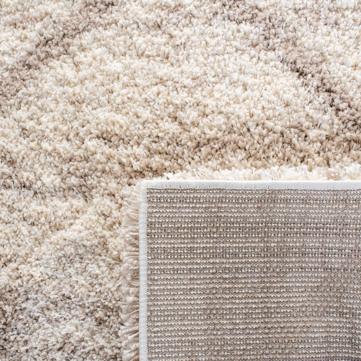 Safavieh Hudson Shag Sgh281H Multi Ivory/Beige Rug - Safavieh - sgh281h - 7r