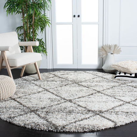 Safavieh Hudson Shag Sgh281J Grey/Beige Rugs - Safavieh - sgh281j - 7r