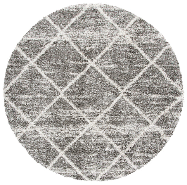 Safavieh Hudson Shag Sgh281K Distressed Grey/Ivory Rugs - Safavieh - sgh281k - 7r