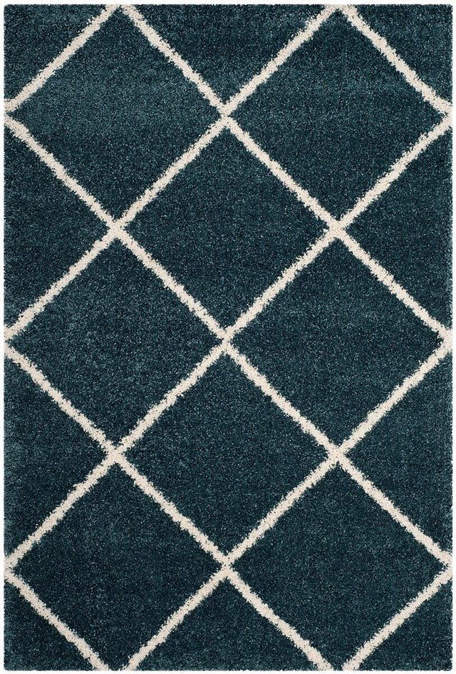 Safavieh Hudson Shag Sgh281L Slate Blue/Ivory Rug - Safavieh - sgh281l - 2