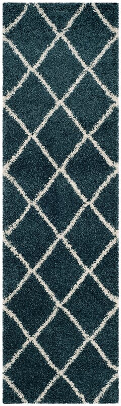 Safavieh Hudson Shag Sgh281L Slate Blue/Ivory Rug - Safavieh - sgh281l - 2