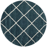 Safavieh Hudson Shag Sgh281L Slate Blue/Ivory Rug - Safavieh - sgh281l - 3r