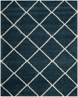 Safavieh Hudson Shag Sgh281L Slate Blue/Ivory Rug - Safavieh - sgh281l - 3r