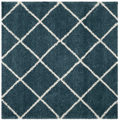 Safavieh Hudson Shag Sgh281L Slate Blue/Ivory Rug - Safavieh - sgh281l - 3r