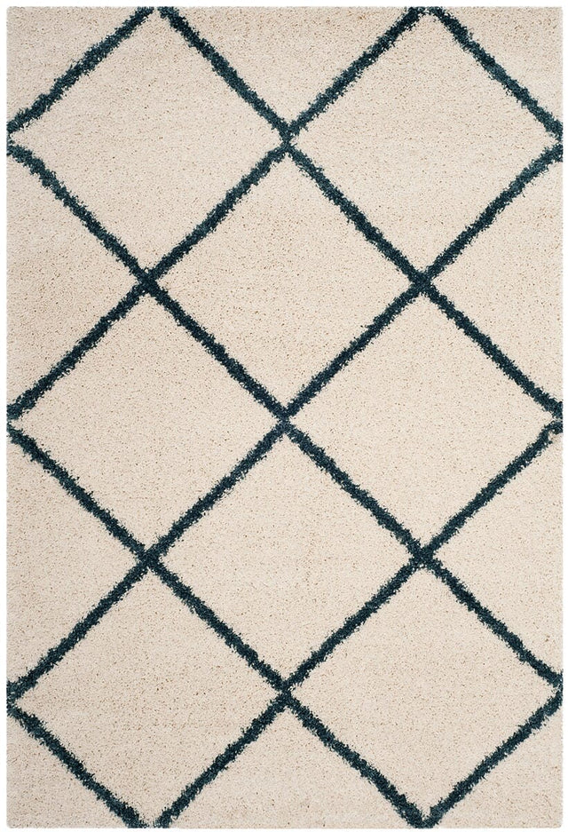 Safavieh Hudson Shag Sgh281T Ivory/Slate Blue Rug - Safavieh - sgh281t - 2