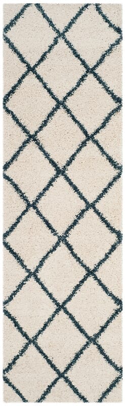 Safavieh Hudson Shag Sgh281T Ivory/Slate Blue Rug - Safavieh - sgh281t - 26