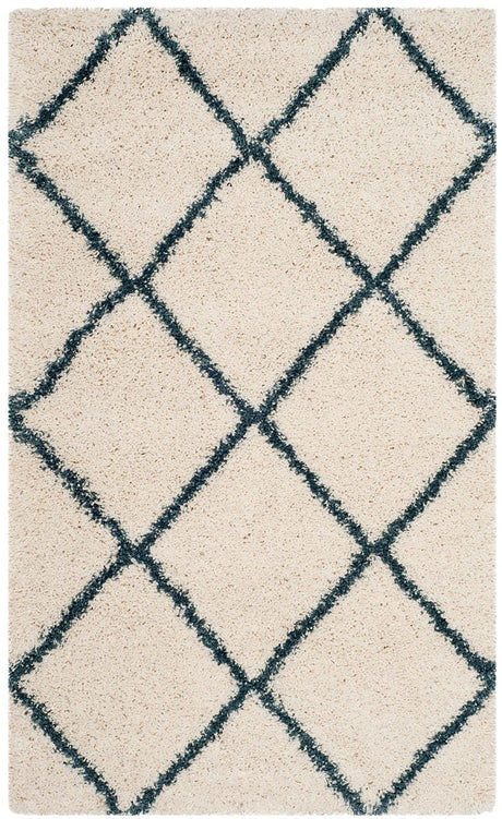 Safavieh Hudson Shag Sgh281T Ivory/Slate Blue Rug - Safavieh - sgh281t - 28