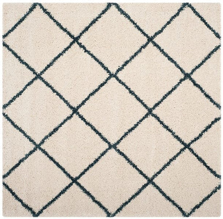 Safavieh Hudson Shag Sgh281T Ivory/Slate Blue Rug - Safavieh - sgh281t - 28