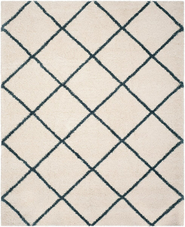 Safavieh Hudson Shag Sgh281T Ivory/Slate Blue Rug - Safavieh - sgh281t - 28