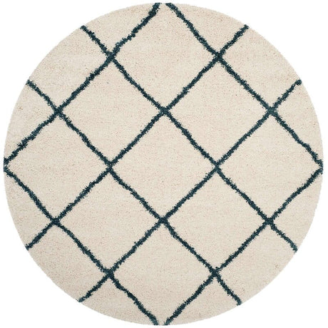 Safavieh Hudson Shag Sgh281T Ivory/Slate Blue Rug - Safavieh - sgh281t - 3r